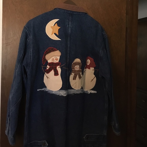 Denim Jacket for a Winter Walk - Picture 4 of 6