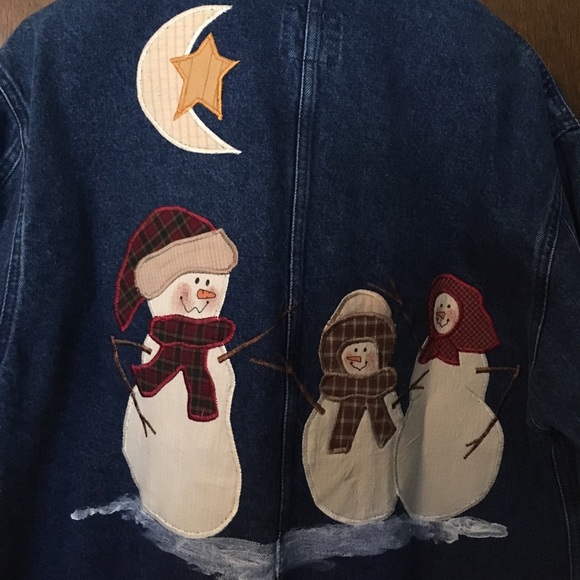 Denim Jacket for a Winter Walk - Picture 5 of 6