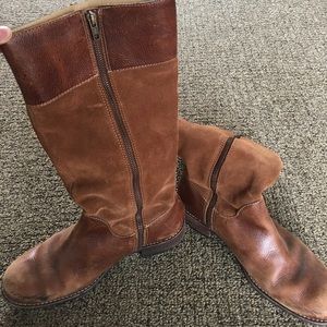 L.L. Bean Suede Leather Riding Boots