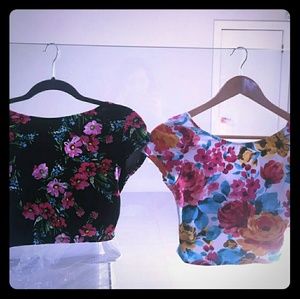 Flowery crop tops!