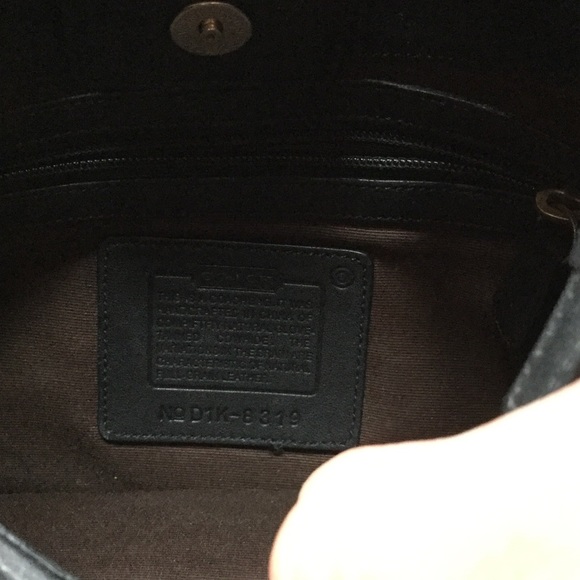 Coach Leather Saddle Bag - Picture 2 of 2