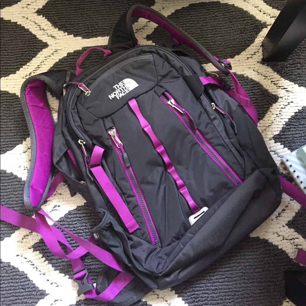 NORTH FACE backpack with lots of pockets!
