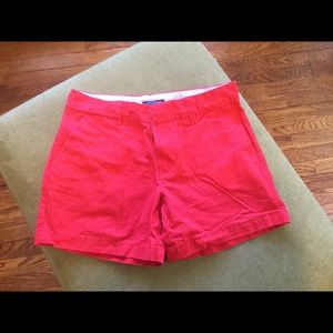 Red shorts