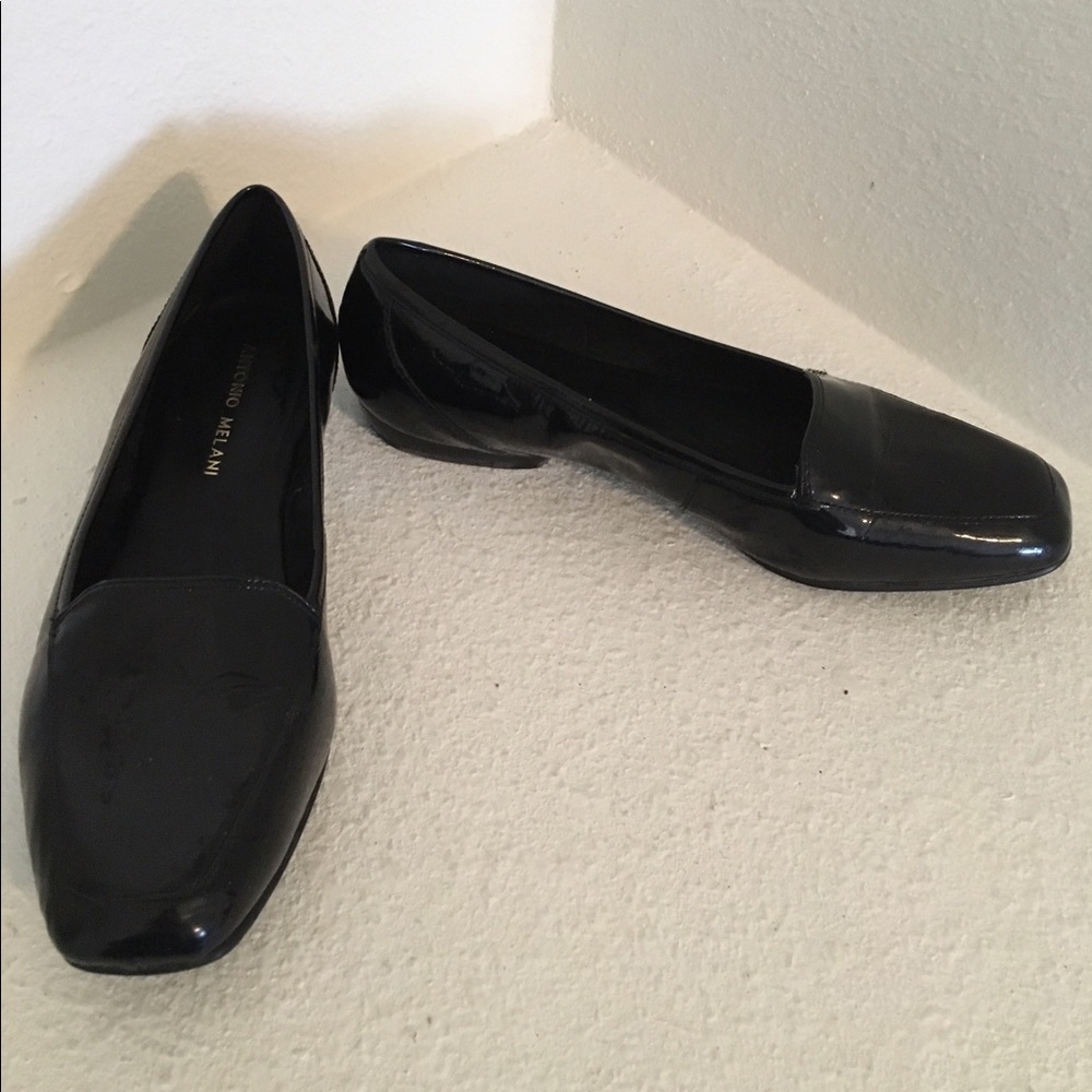 Antonio Melani Patent Leather Loafers