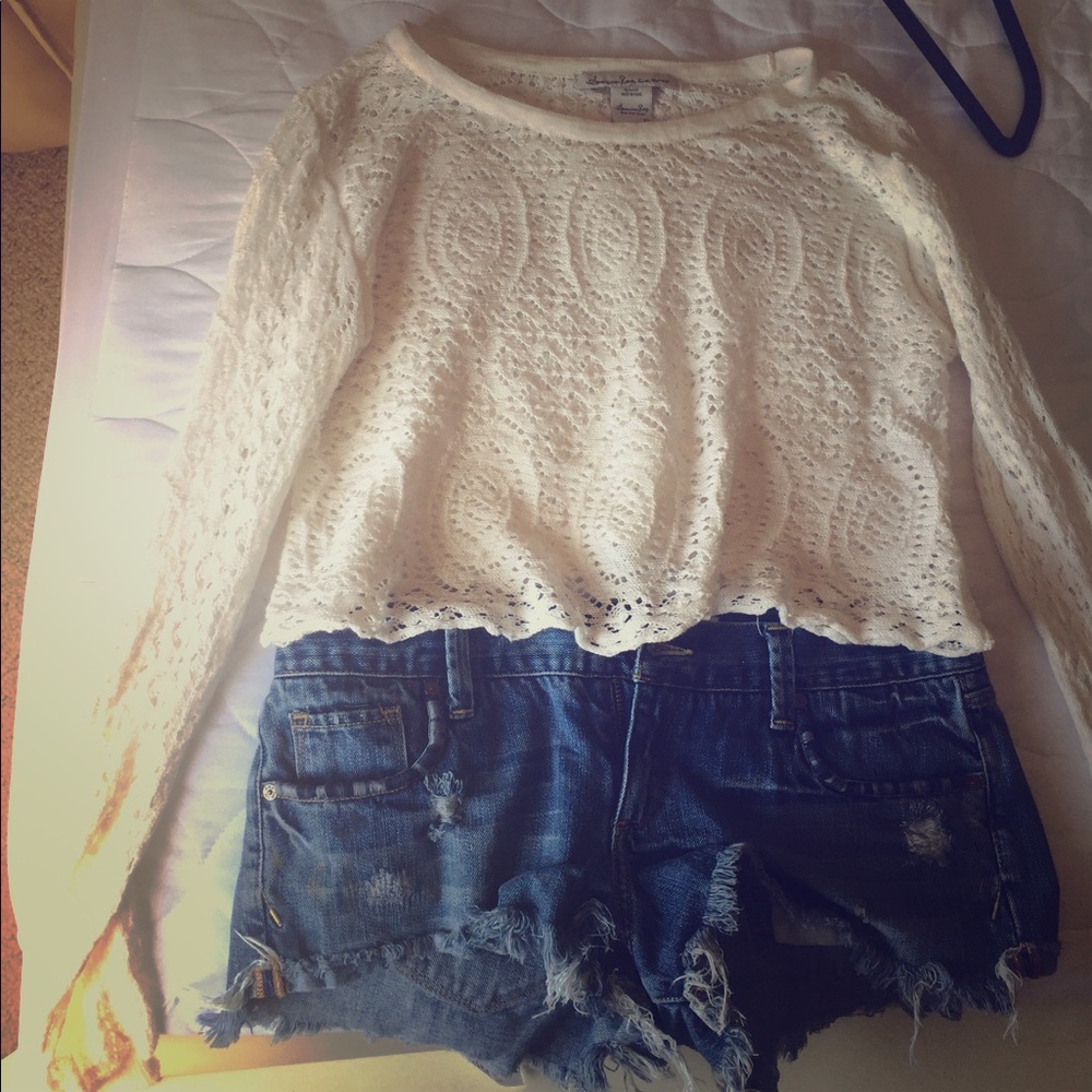 Cropped sweater