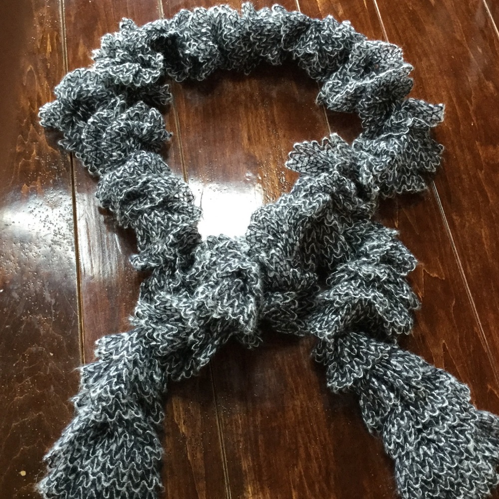 Beautiful custom made wool and acrylic scarf.