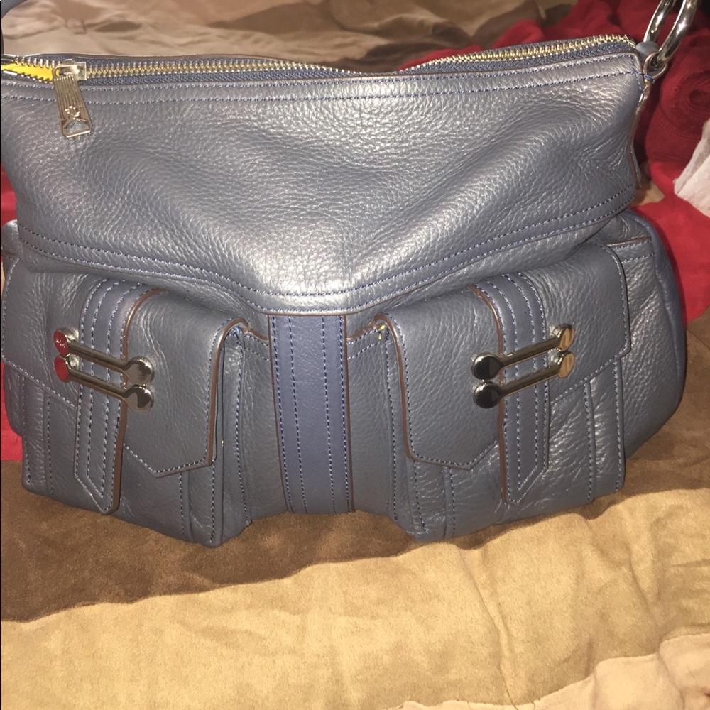 Navy Shoulder Satchel