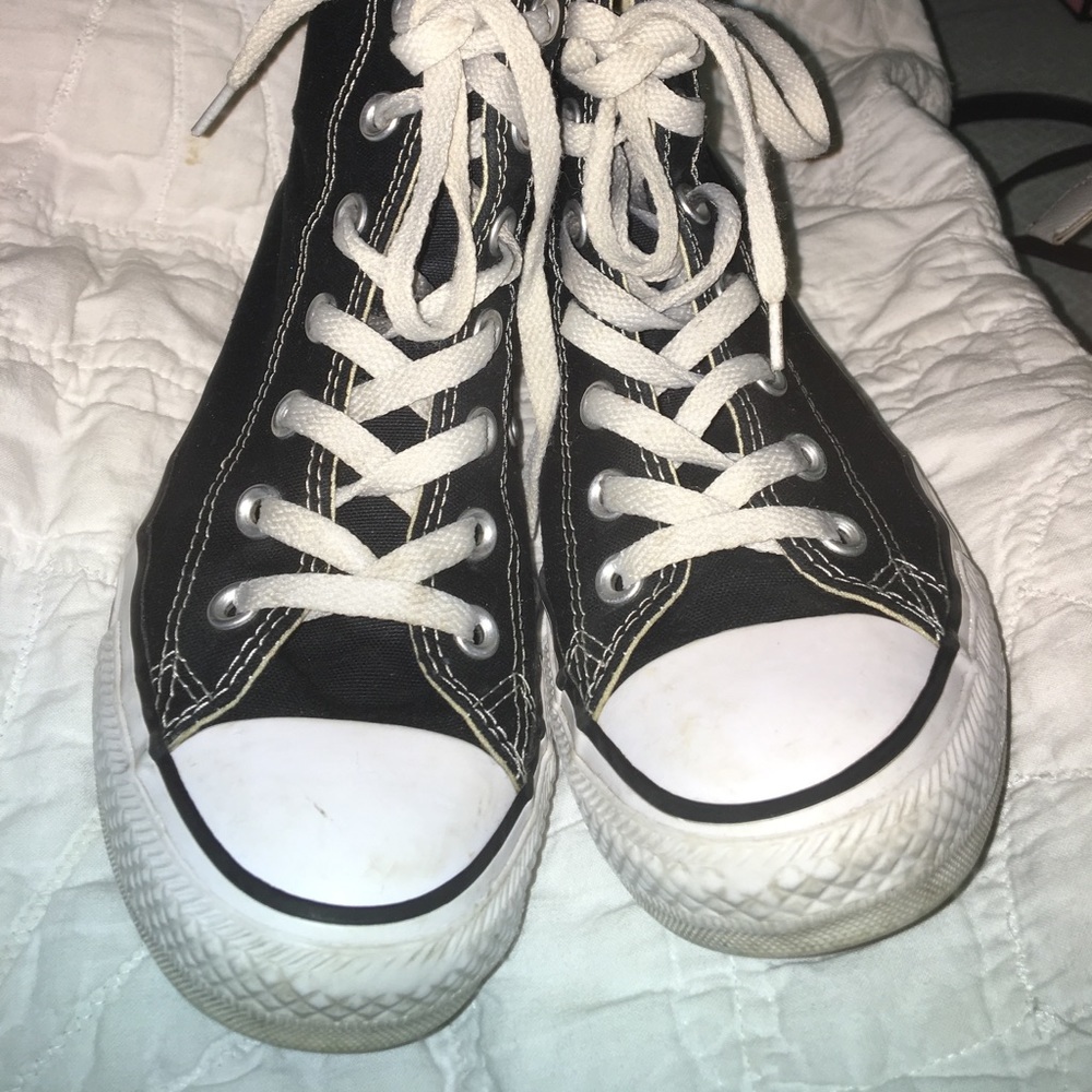 High top black converse