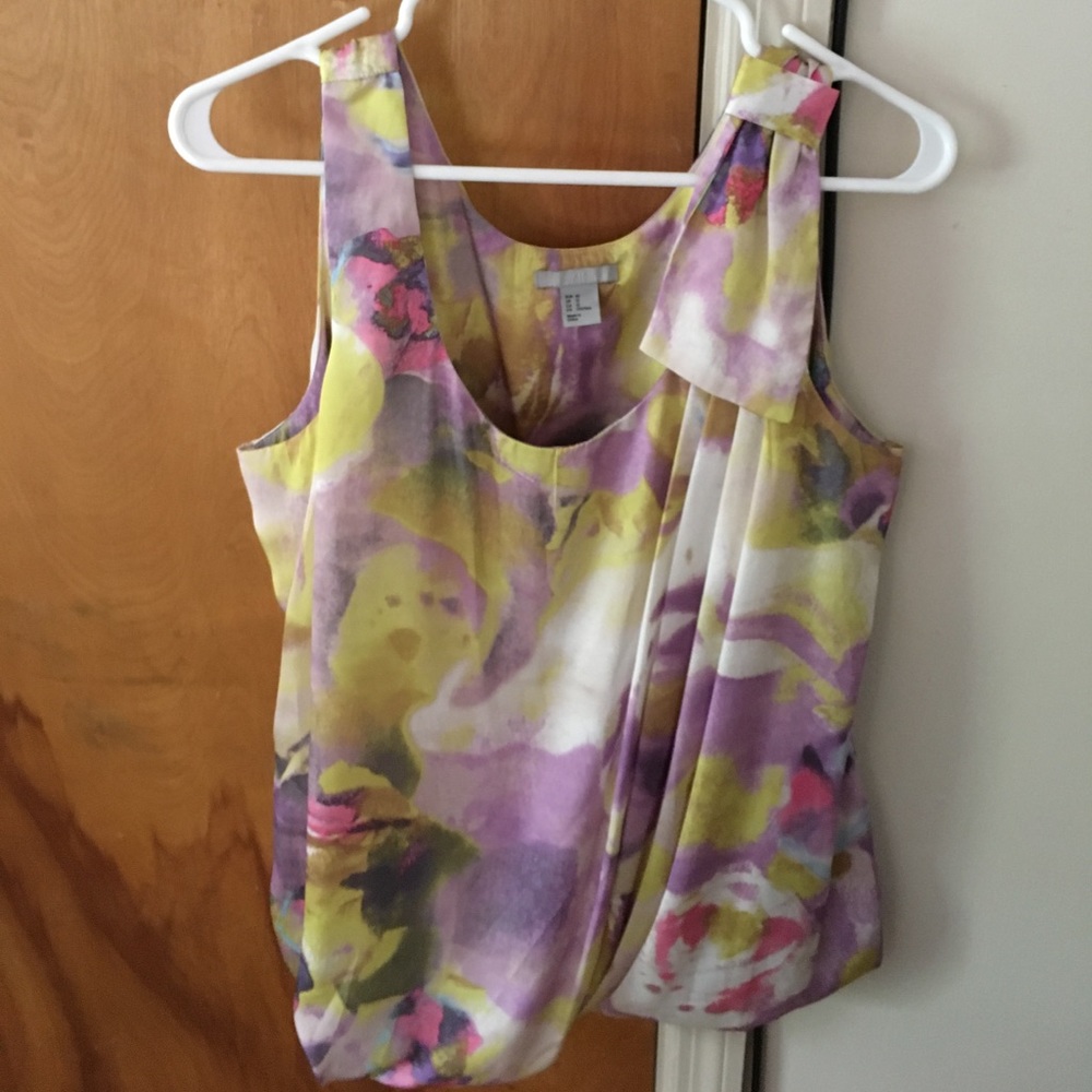 Silk floral blouse from H&M