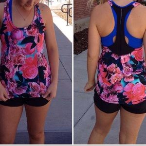 RARE- lululemon secret garden tank