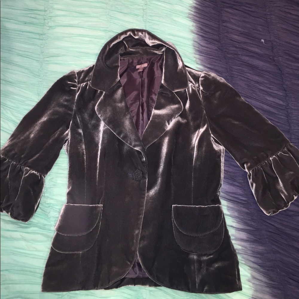 Velvet blazer