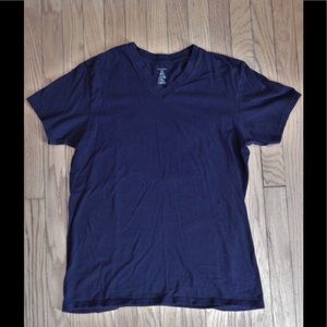 Calvin Klein Men's Black V-Neck T-Shirt Sz M