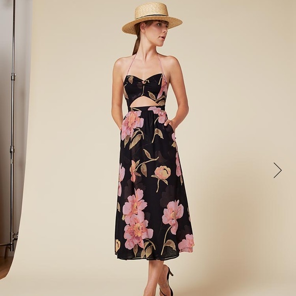 Reformation Dresses & Skirts - ✨ NWT Reformation Addie Floral Cutout Dress