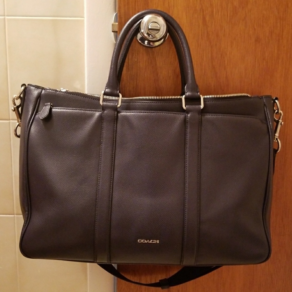 Coach leather briefcase