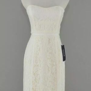 J.Crew Off white lace dress