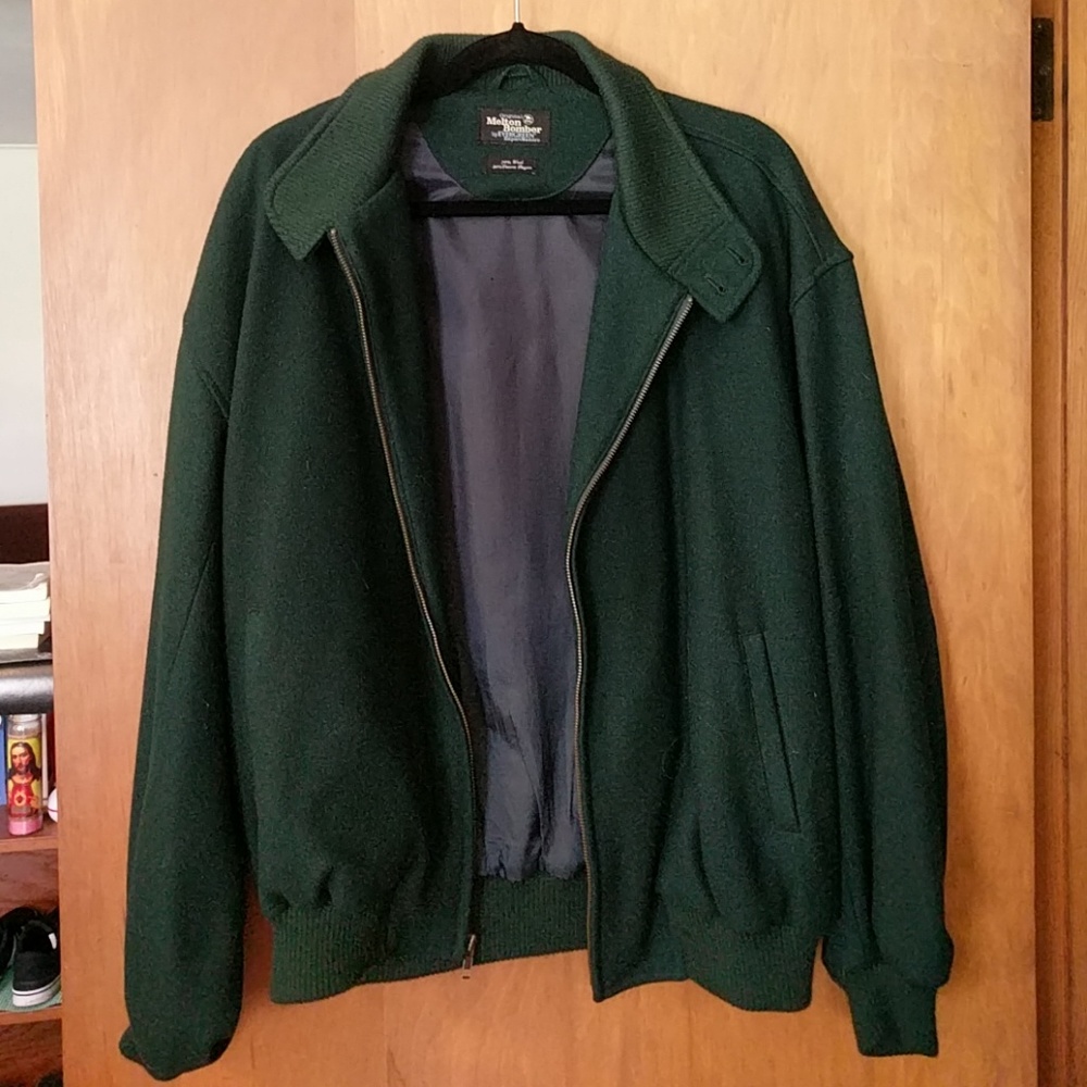 VINTAGE Evergreen Bomber Jacket
