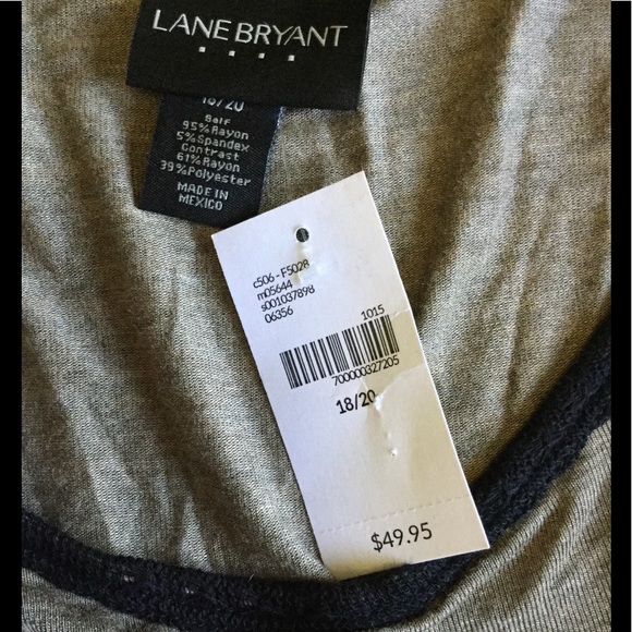 Lane Bryant Gold Embellishment Blouse - Picture 8 of 8