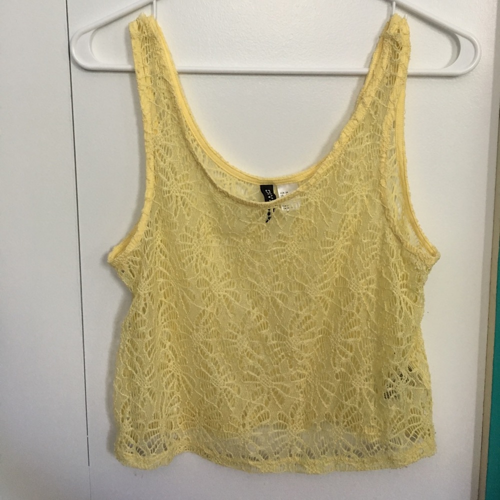 Crocheted tank top