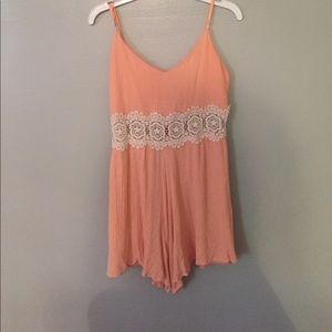 cute pink romper!