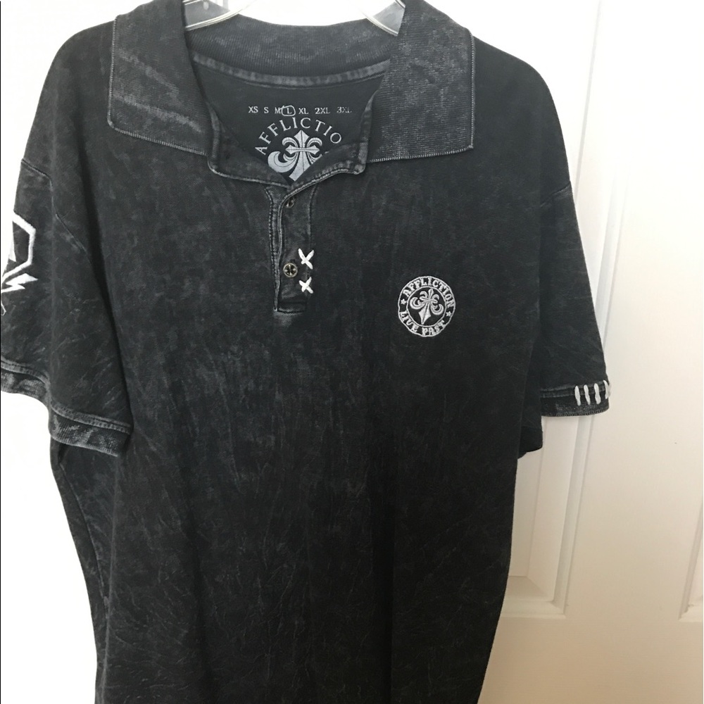 Affliction shirt Large