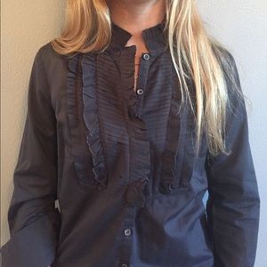 J.Crew ruffle blouse