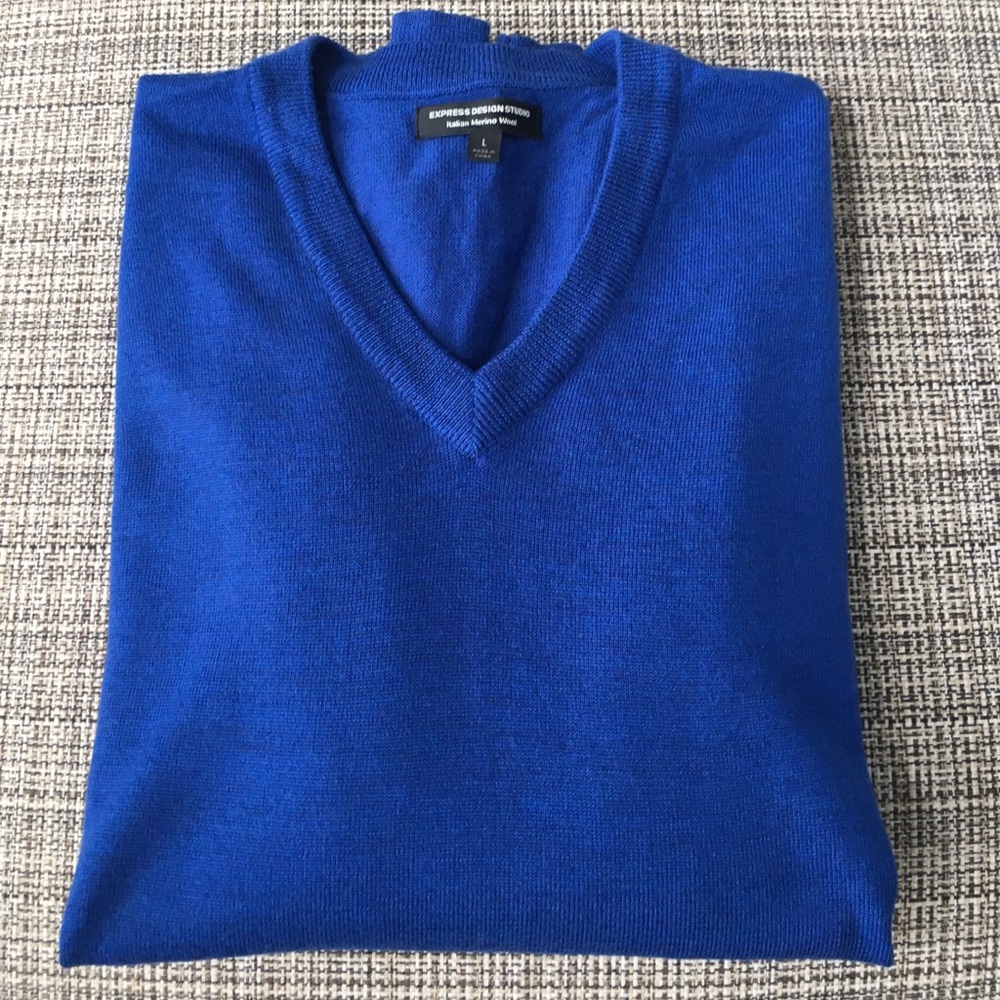 Express V Neck Sweater
