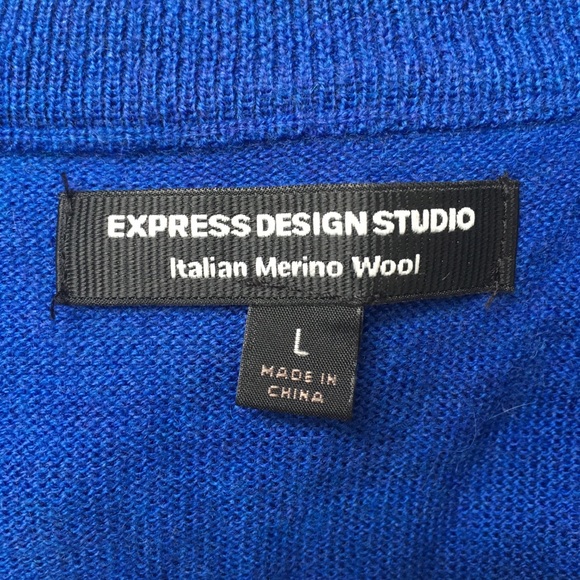 Express V Neck Sweater - Picture 3 of 5