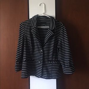 Medium Cynthia Rowley Blazer black & white stripes