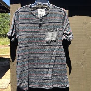 On the BYAS tribal t-shirt