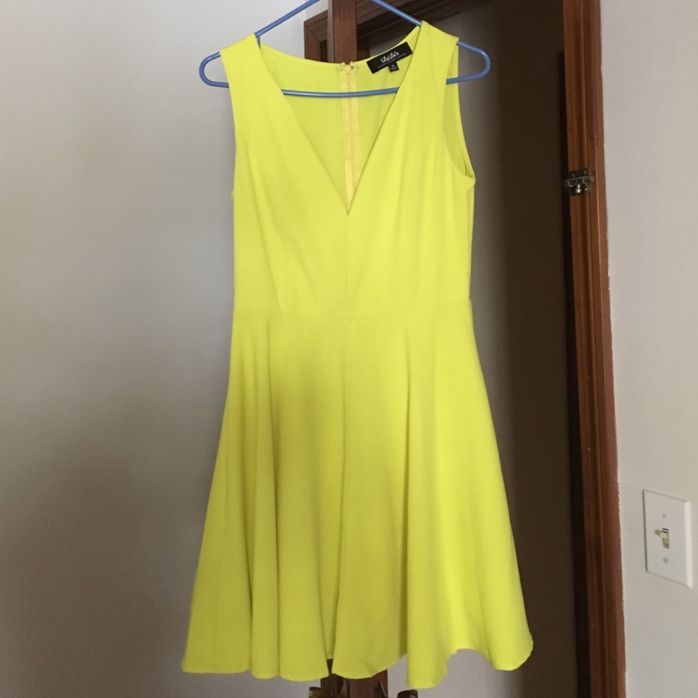 Lulu's Neon Yellow Dress