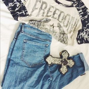 3/4 sleeve graphic T-Shirt