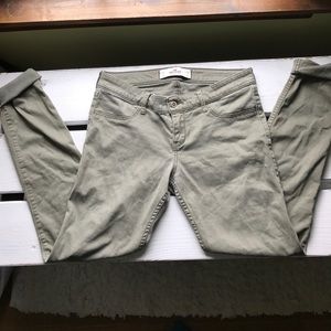 Hollister Olive Green 7 Regular Jeans