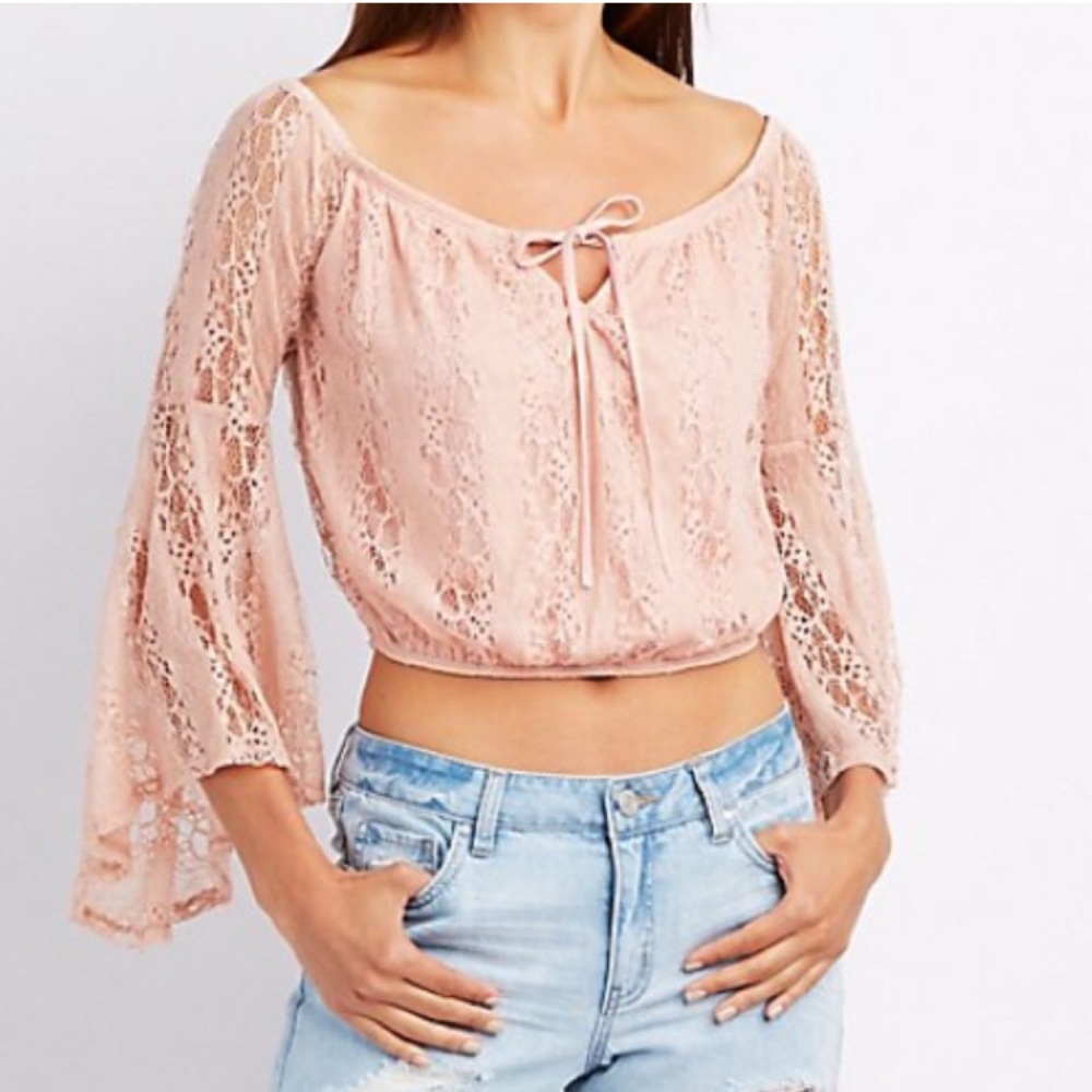 Dressy Taupe Crop Top