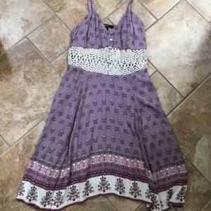 Purple Pattern Dress