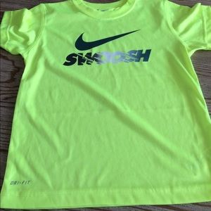 Boys top neon yellow Dry-Fit