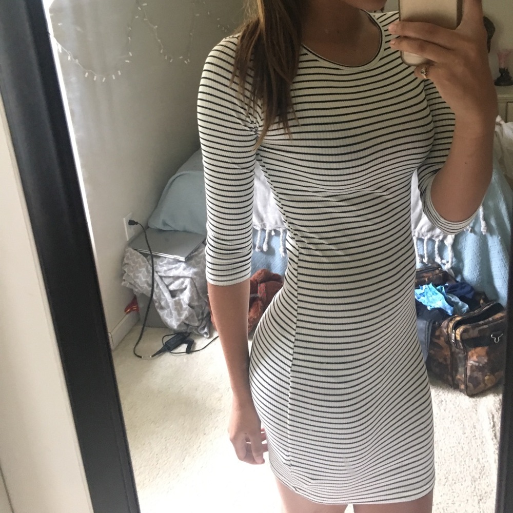 NWT Forever 21 Striped Bodycon Dress