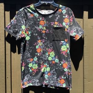 On the BYAS floral print t-shirt