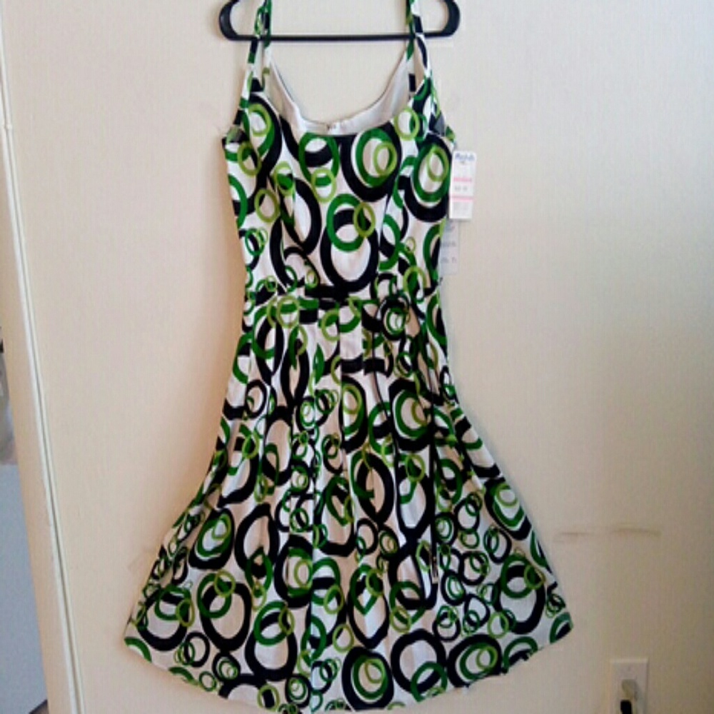 Casual  sleeveless printed dress