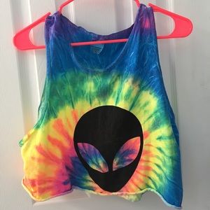 Tie Dye Alien Tank