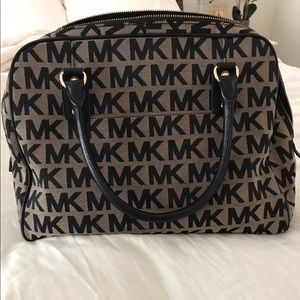 Michael Kors logo black bag