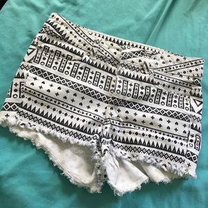 Tribal print shorts