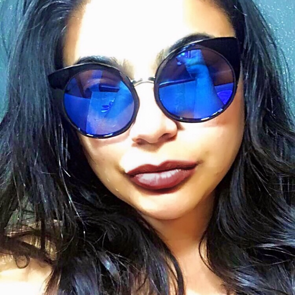 ‼️LAST 1‼️"Deep Sea" Iconic Cat Eye Mirrored Lens - Picture 2 of 4