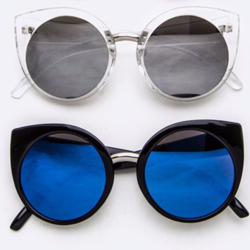 ‼️LAST 1‼️"Deep Sea" Iconic Cat Eye Mirrored Lens - Picture 3 of 4