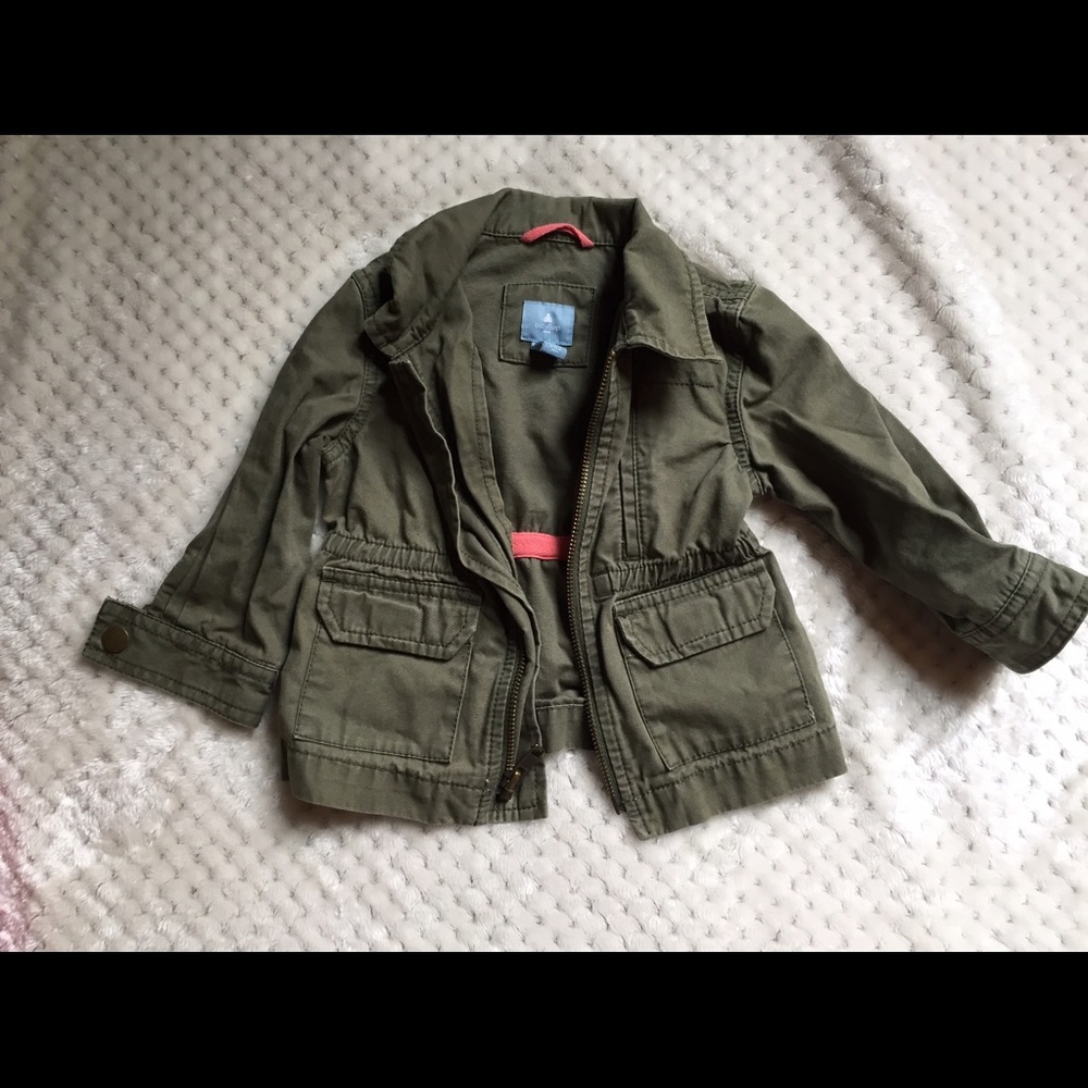 Baby Gap Olive Green Zip Up Jacket 12-18 mo