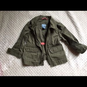 Baby Gap Olive Green Zip Up Jacket 12-18 mo