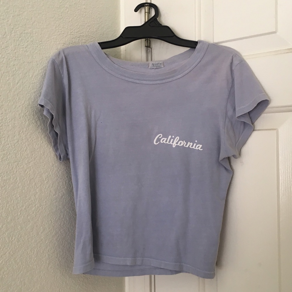Blue California tee
