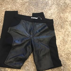 Alexander Wang leather leggings