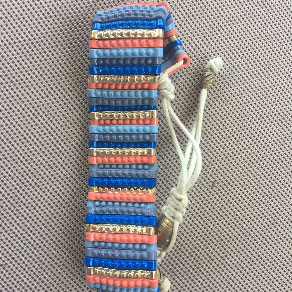 Multi color metal bracelet
