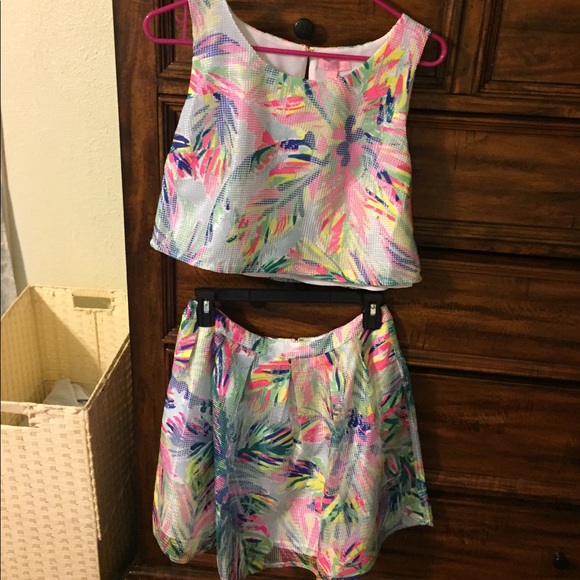 nWT Lilly Pulitzer crop set - Picture 4 of 4