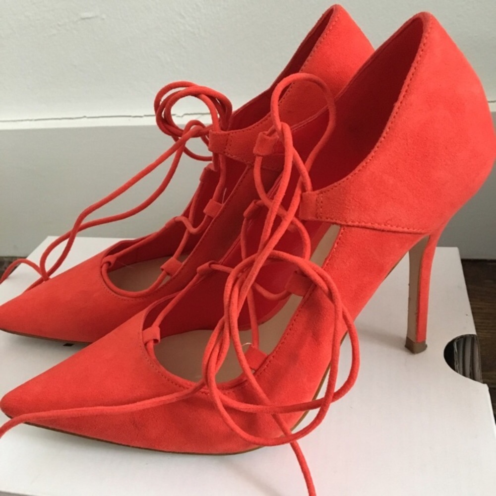 Aldo lace up heels